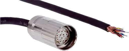 [DOL-2312-G10MMD1] CABLE CON CONECTOR M23 12 PINES RECTO DE 10MTS IP67 COLOR NEGRO MCA SICK