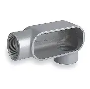 [C-39] CONDULET C SERIE 9 CON TAPA DE 1", MCA CROUSE HINDS