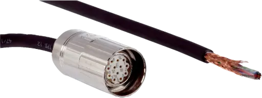 [DOL-2312-G30MLD1] CABLE CON CONECTOR M23 12 PINES RECTO 30MTS COLOR NEGRO IP67 
