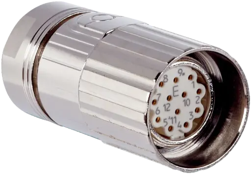 [DOS-2312-G] CONECTOR HEMBRA M23 12 PINES RECTO IP67 MCA SICK