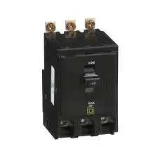 [QOB3100] INTERRUPTOR TERMOMAGNÉTICO DE 3 POLOS 100A, 120/240V, MCA SQUARE D