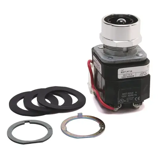 [800T-PT16] LUZ PILOTO PULSAR PARA PROBAR TIPO TRANSF 120VCA SIN ACTUADOR 