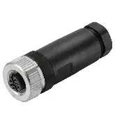 [9457240000] CONECTOR HEMBRA RECTO M12 4 POLOS, IP67, 250V, 4A, CON GLÁNDULA PG7, MCA WEIDMULLER