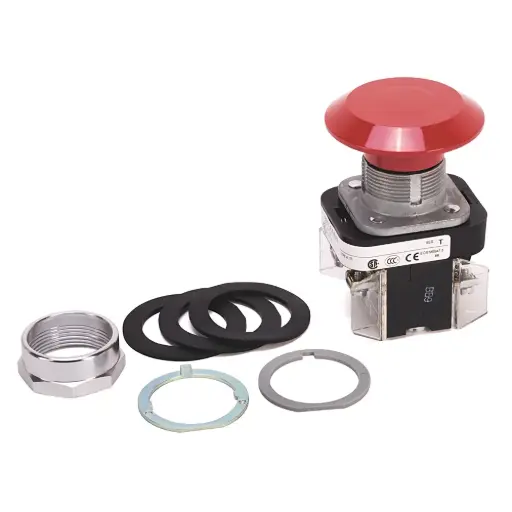 [800TC-FXJ6A5S] PARO DE EMERGENCIA 2 POSICIONES EMPUJAR-HALAR MCA ALLEN BRADLEY 