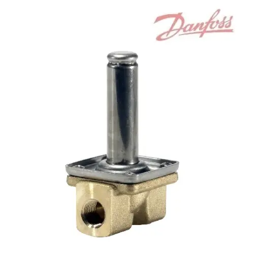 [032U7515] VÁLVULA SOLENOIDE 2/2 CUERPO DE LATÓN, NORMALMENTE CERRADA, CONEXIÓN 1/4 NPT, MCA DANFOSS