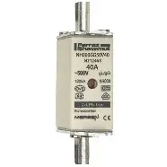 [NH000GG50V63] FUSIBLE CERÁMICO NH TAMAÑO 000, 63A 500VCA/250VCD, DOBLE INDICADOR, MCA MERSEN