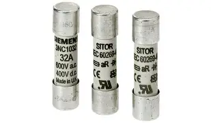 [3NC1416-0MK] FUSIBLE CILINDRICO 14X51mm, 16A, 690VCA, CLASE gR, ULTRARÁPIDO, MCA SIEMENS