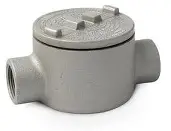 [GUAL-26] CAJA REDONDA DE ALUMINIO ENTRADA 3/4", PARA ÁREAS CLASIFICADAS, MCA CROUSE HINDS