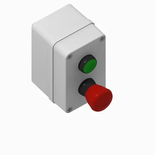 [800F-VAAAM4F] ESTACION BOTONES ENSAMBLADA CON DEVICENET VERTICAL 2 ESPACIOS CON CUADROS Y LEYENDA MCA ALLEN BRADLEY 