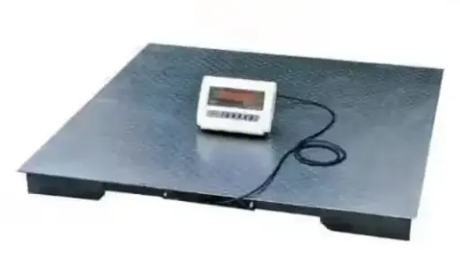 [A1212L] BASCULA DE PLATAFORMA CAPACIDAD 2000Kg RESOLUCIÓN 500g, DIMENSIONES 1.2mX1.2m, CON INDICADOR Y CABLE, MCA BRAUNKER