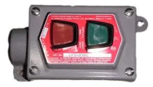 [EFS2190] ESTACIÓN DE CONTROL DE 2 BOTONES(ARRANQUE Y PARO), CONDUIT 3/4", 600VCA PARA ÁREAS CLASIFICADAS, MCA CROUSE HINDS