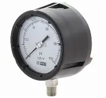 [2000SS/115/21] MANOMETRO TOTALMENTE EN ACERO INOXIDABLE CARATULA DE 115mm, CONEXIÓN INFERIOR DE 1/2", RANGO DE 0-21Kg/cm, MCA DEWIT