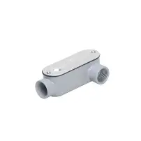 [LL-27 DBR] CONDULET TIPO LL DE 3/4" CUBIERTO DE PVC FORMA 7, CUERPO DE ALUMINIO, MCA CROUSE HINDS