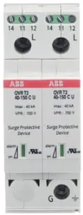 [OVR T2 2L 40-150 P TS U] DISPOSITIVO DE PROTECCION CONTRA SOBRETENSIONES MCA ABB 
