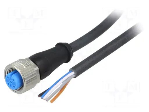 [YF2A15-100UB5XLEAX] CABLE CON CONECTOR HEMBRA M12 5PINES RECTO 10MTS 5 PINES IP67 Y CABLES SUELTOS MCA SICK