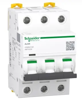 [A9F74332] INTERRUPTOR TERMOMAGNETICO CURVA C MCA SCHNEIDER 