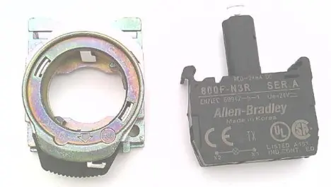 [800F-MN3R] MODULOS DE POTENCIA LED ROJO 24 V CA/CC MCA ALLEYN BRADLEY 