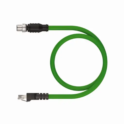 [RSSD RJ45S 423-15M] CABLE PROFINET DE 15 METROS, CONECTOR MACHO M12 CODIFICACIÓN D, CONECTOR RJ45, IP67, MCA TURCK