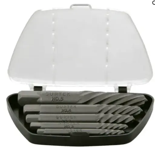 [107040] JGO EXTRACTORES COLA DE COCHINO 5 PZAS MCA URREA