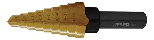 [BME6] BME6 BROCA ESCALONADA #6, 13/16" A 1-3/8" ZANCO 3 MCA URREA