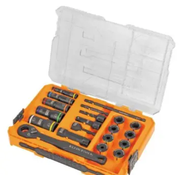 [KL941] JUEGO DE DADOS, IMPACTO, PROFUNDIDAD Y GIRATORIOS DE IMPACTO MCA KLEIN TOOLS