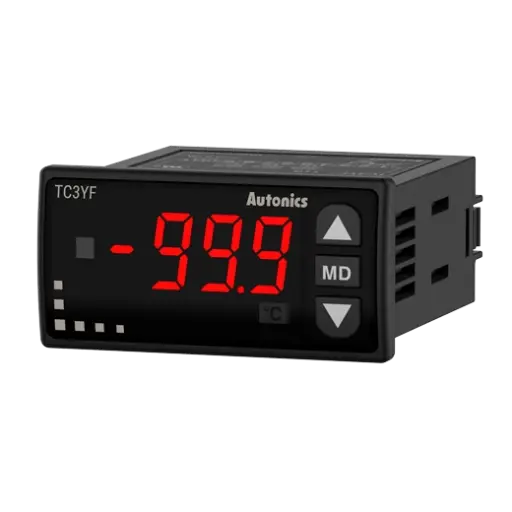 [TC3YF-34R] CONTROLADOR DE TEMPERATURA PARA REFRIGERACIÓN, 3 DIGITOS, 100-240VCA, ENTRADA TERMISTOR (NTC), SALIDA DE CONTROL A RELE, MCA AUTONICS
