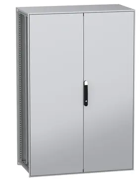 [NSYSFN1812602DP] ARMARIO MODULAR DE ACERO DESCARBONIZADO PANEL SET SFN 1800X1200X600MM 2 PUERTAS MCA SCHNEIDER 