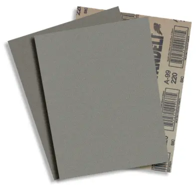 [00037 LIJA] LIJA AGUA GRANO 220 PLASTICO, VIDRIO-99 MCA FANDELI