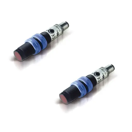 [S5-5-B3-37] SENSOR FOTOELÉCTRICO M18, CON AJUSTE, PNP/NPN, CONECTOR M12 4 PINES, REFLEX, MCA DATALOGIC