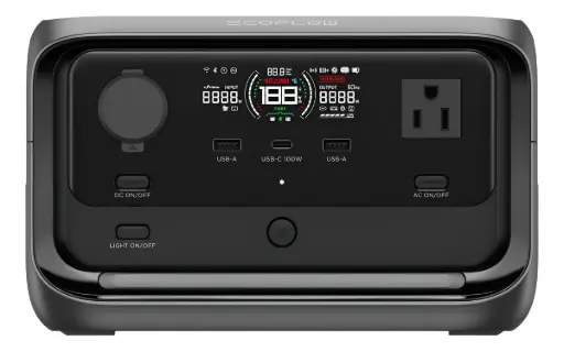 [EFRIVER3Plus-US] ESTACIÓN DE ENERGÍA RIVER 3 PLUS, 286 WH ALMACENAMIENTO, 600W DE POTENCIA Y 220W CAPACIDAD SOLAR MCA ECOFLOW