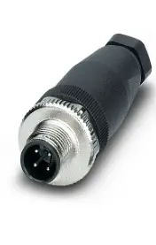 [SACC-M12MS-4CON-PG 7-M] CONECTOR M12 MACHO 4P ZINC NIQUEL PG7 MCA PHOENIX CONTACT 