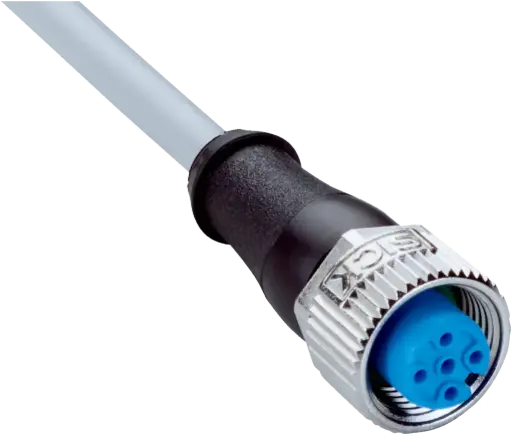 [YF2A14-050VB3XLEAX] CABLE CONECTOR RECTO M12 DE 4 PINES, LARGO 5 METROS, MCA SICK