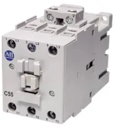 [100-C55EJ00] CONTACTOR IEC 55AMP 3 POLOS 24VDC MCA ALLEN BRADLEY 