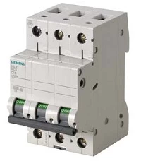 [5SL6313-7CC] INTERRUPTOR TERMOMAGNETICO, 3 POLOS 400V, 3AMP, IP20 MCA SIEMENS