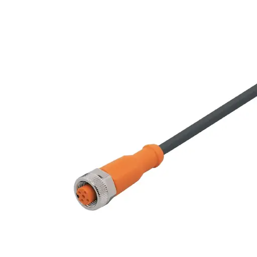 [EVC707] CABLE DE CONEXIÓN CON CONECTOR HEMBRA, M12 4 PINES, 5 METROS DE LARGO, IP67/69K, MCA IFM