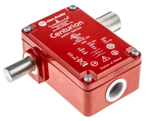 [440K-B0426] INTERRUPTOR DE BLOQUEO DE SEGURIDAD LENGUETA 2 CONTACTOS NC, 1 CONTACTO NA IP 66 MCA ALLEN BRADLEY