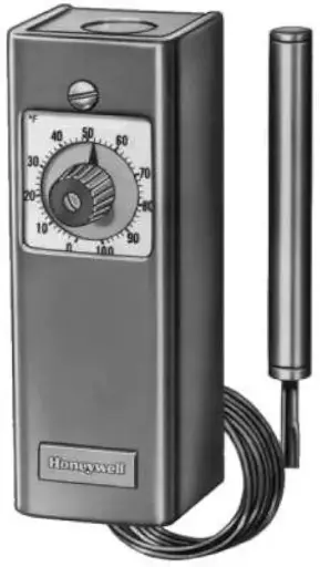 [T675A-1565] CONTROLADOR DE TEMPERATURA REMOTO CON BULBO CAPILAR COBRE, 4MTS, 0F A 100F MCA HONEYWELL