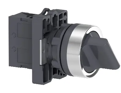 [XA2ED21] CONMUTADOR SELECTOR COMPLETO EASY HARMONY PLASTICO NEGRO 22MM 2POSICIONES MCA SCHNEIDER 