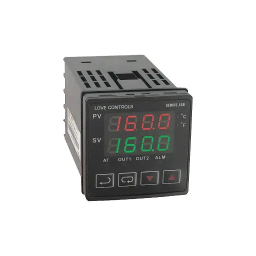 [16A2111] REGULADOR DE TEMPERATURA CON ALARMA, 2 SSR, 100-200 VAC