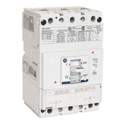 [140G-K3X3] DISYUNTOR DE CAJA MOLDEADA TAMAÑO K 3 POLOS DE 35kA 400AMP MONTAJE EN BASTIDOR MCA ALLEN BRADLEY 