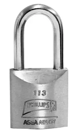 [CANDADO 113] CANDADO METÁLICO GANCHO LARGO 113 GL PHILLIPS