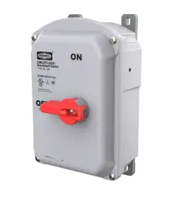 [HBLDS60] INTERRUPTOR DE DESCONEXIÓN DE MOTOR DE GRADO INDUSTRIAL SIN FUSIBLES 3 P 60A 600V MCA KELLEMS 