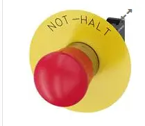 [3SU1150-1HB20-3PH0] PULSADOR DE SETA PARO EMERG. 22 MM REDONDO METAL BRILLANTE ROJO 40MM MCA SIEMENS 