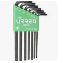 [4972TL] JUEGO DE 7 LLAVES HEXAGONALES TIPO "L", TORX, LARGAS MCA URREA
