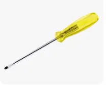 [9606] DESTORNILLADOR CON MANGO AMBAR, PUNTA PLANA BARRA REDONDA 5/16" X 6" MCA URREA
