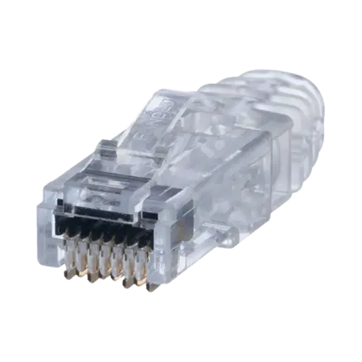 [SP688E-C] CONECTOR ARMABLE RJ45 CAT6 CLASE E, DE 3 PIEZAS, PARA CABLE UTP, MCA PANDUIT