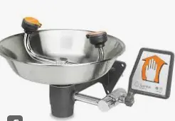 [H-5795] GUARDIAN ESTACIÓN LAVAOJOS PARA INSTALACIÓN EN PARED - ACERO INOXIDABLE MCA ULINE