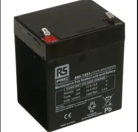 [6867253] BATERIA RECARGABLE DE PLOMO-ACIDO RS 5 AH 12V AGM USO GENERAL MCA RS PRO