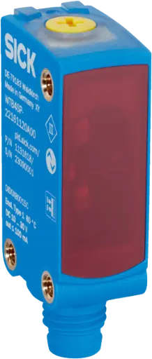 [WTB4SP-21311120ZZZ] SENSOR FOTOELÉCTRICO SON SUPRESIÓN DE FONDO, SALIDA PNP/NPN, RANGO 250mm, CONECTOR M8 3 POLOS, MCA SICK