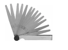 GAGE CALIBRE DE ESPESOR DE HOJAS LAINAS O CALIBRADOR DE BUJÍAS/VALVULAS PRECISION T3 MCA HOLEX